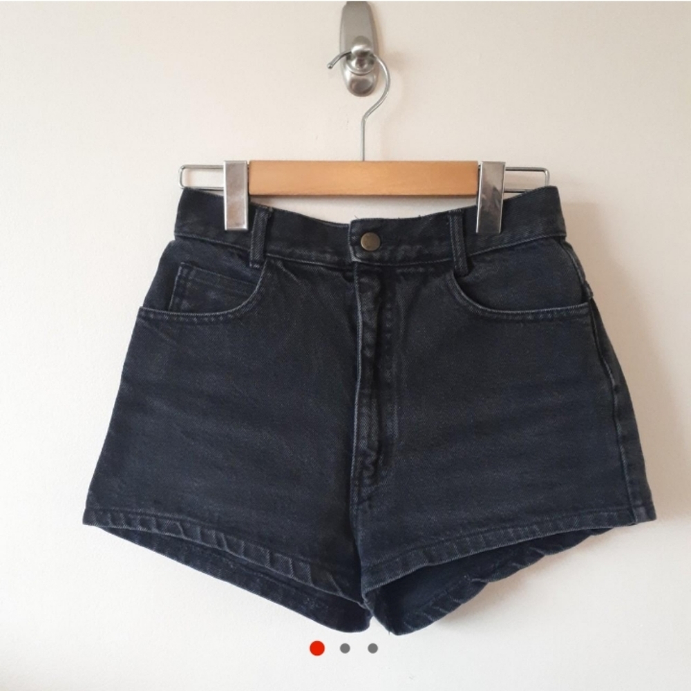 Paris Blues faded black shorts